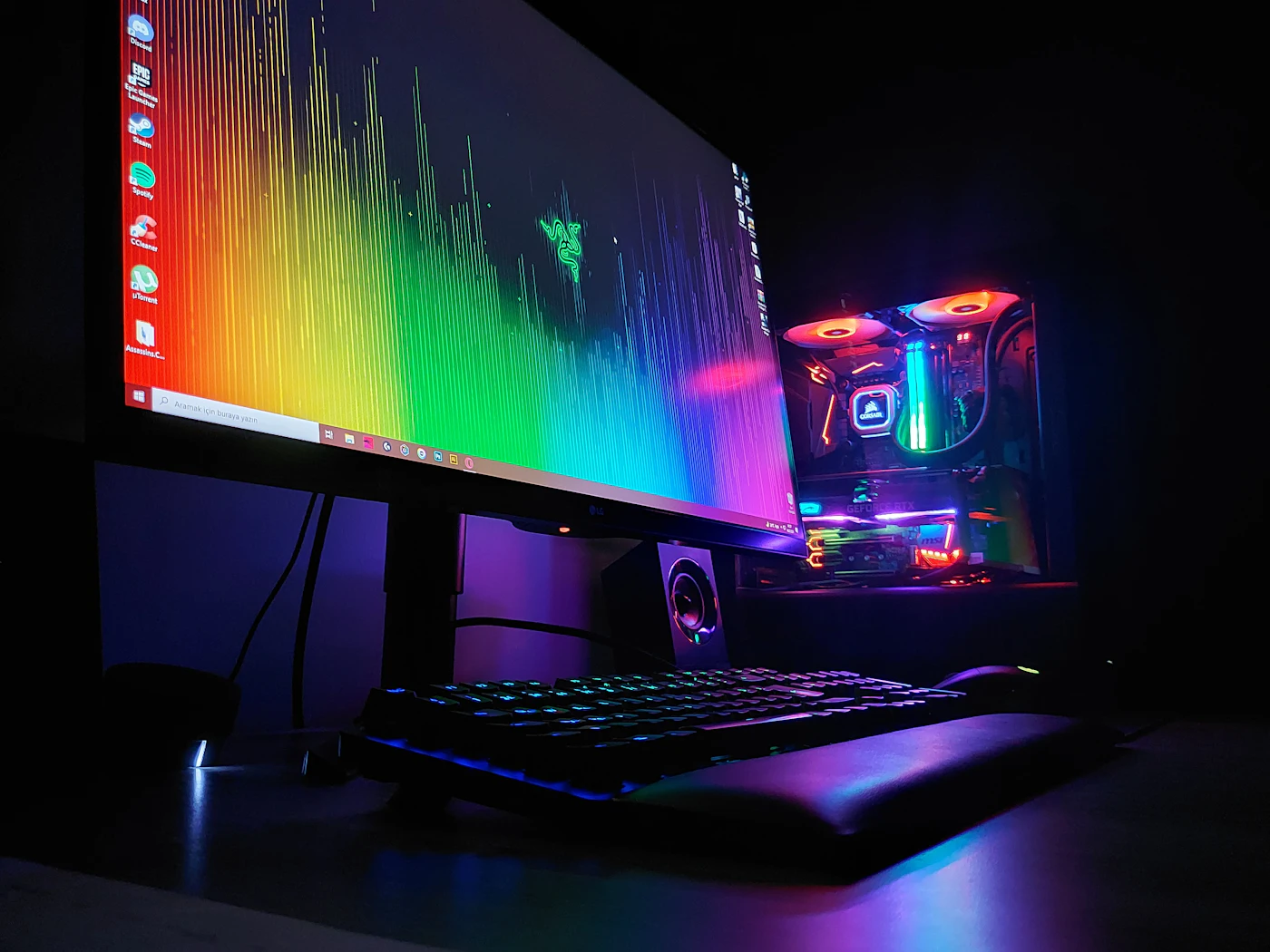 PC gaming Warnet MBG dengan komponen Ryzen 5 5500 dan GTX 1650